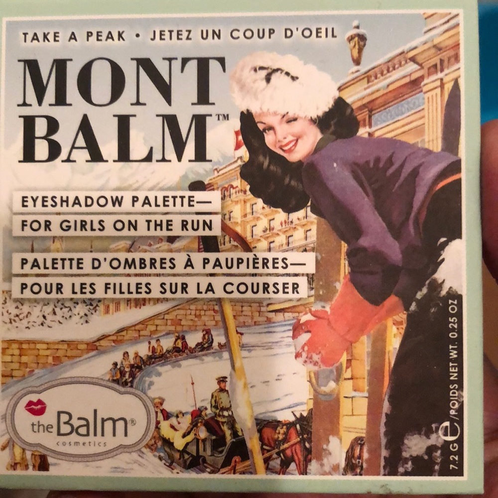 The Balm eyeshadow palette. New